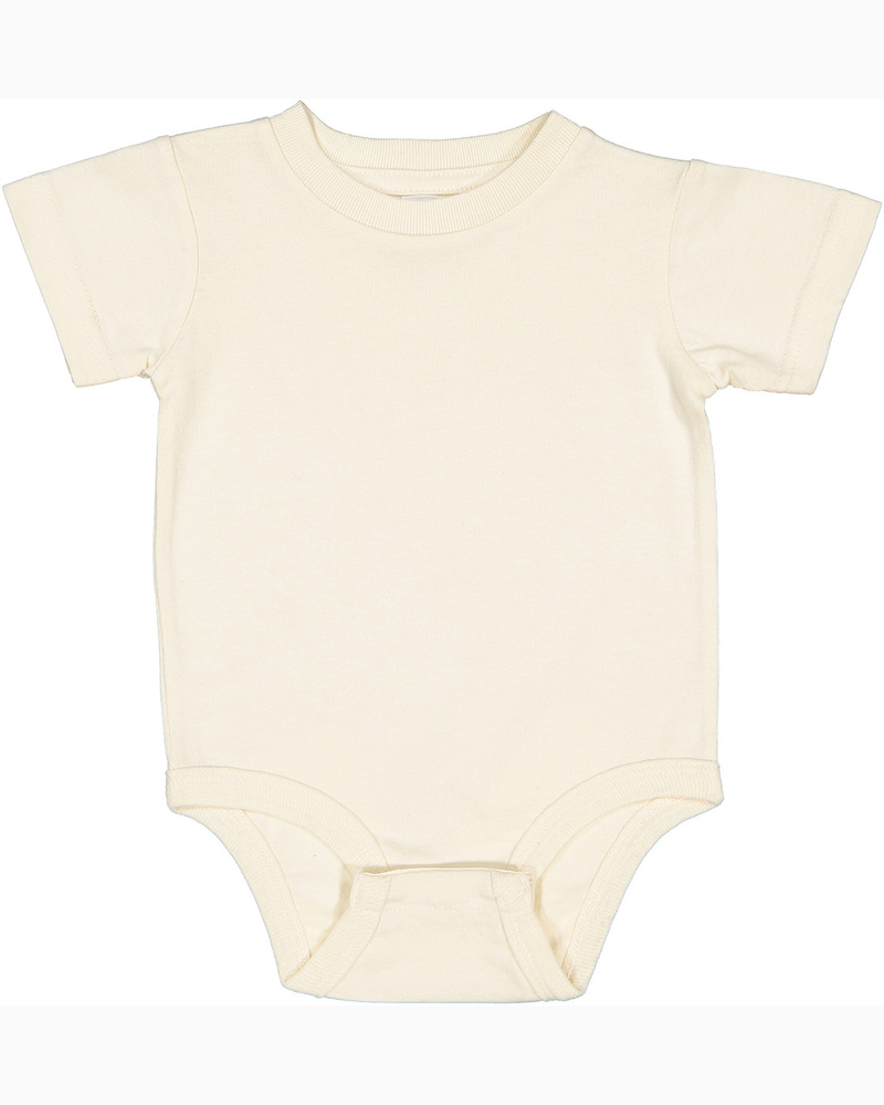Rabbit Skins 4424 Infant Fine Jersey Bodysuit Front Fullsize"