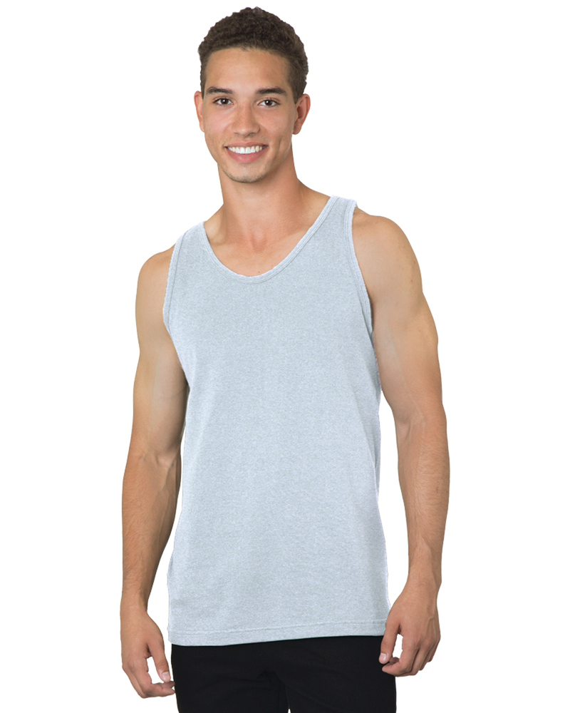 bayside 6500 men's 6.1 oz., 100% cotton tank top Front Fullsize