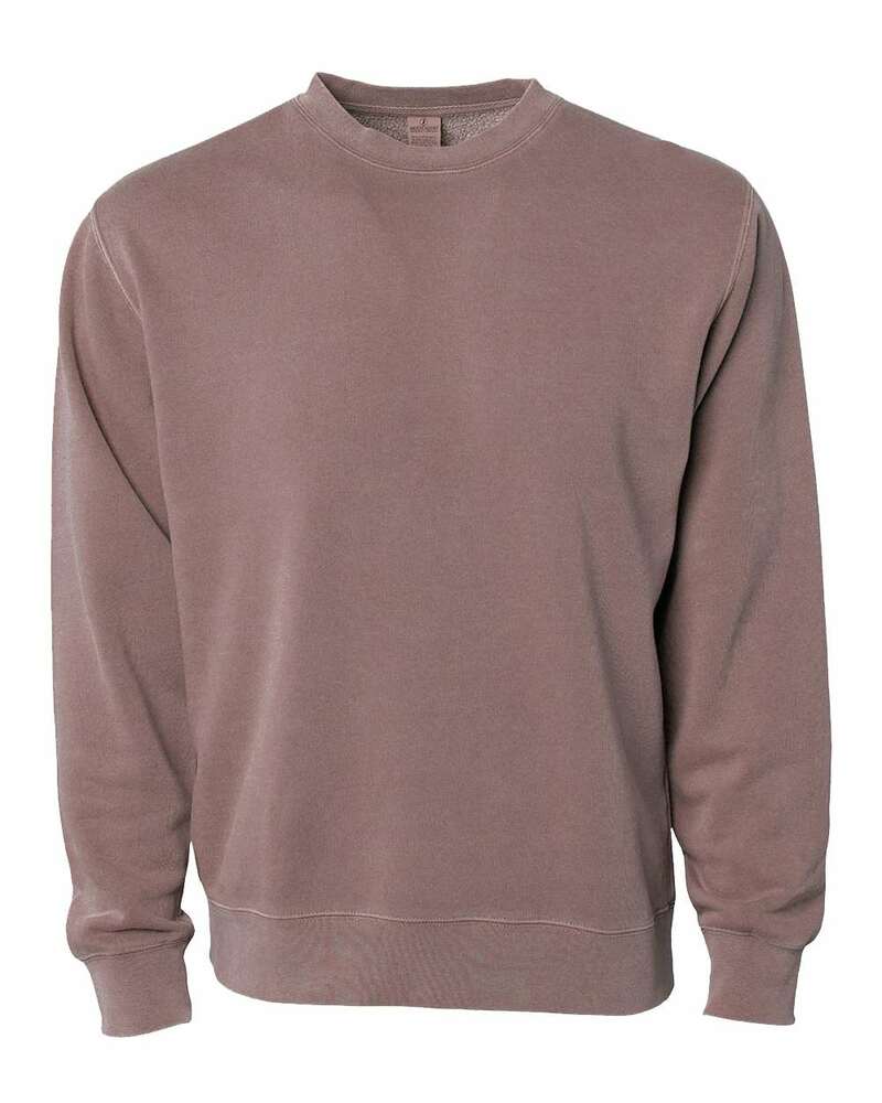 independent trading co. prm3500 midweight pigment-dyed crewneck sweatshirt Front Fullsize