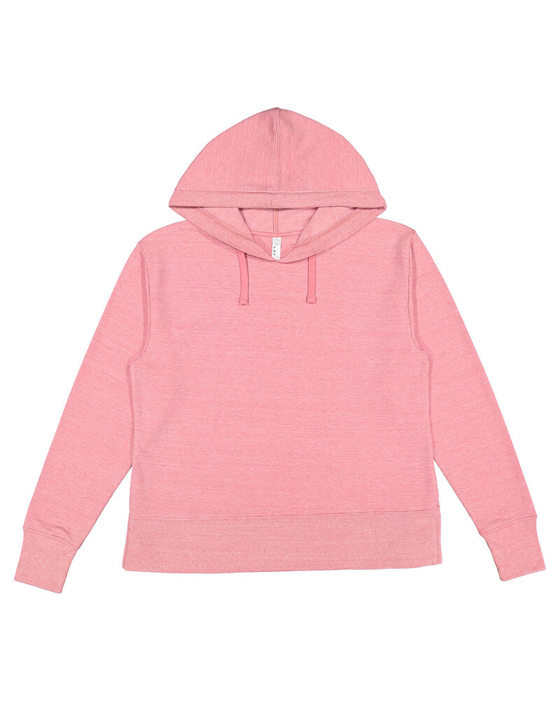 lat 3536 ladies' vintage wash fleece hooded sweatshirt Front Fullsize