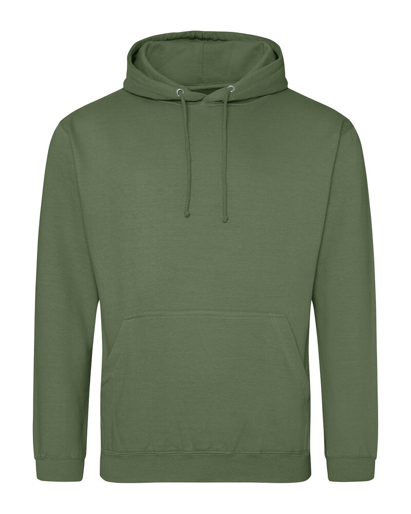 Just Hoods By AWDis JHA001 Men's Midweight College Hooded Sweatshirt Front Fullsize"