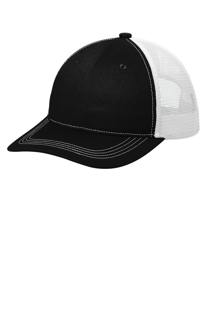 Port Authority C409 Unstructured Snapback Trucker Cap Front Fullsize"