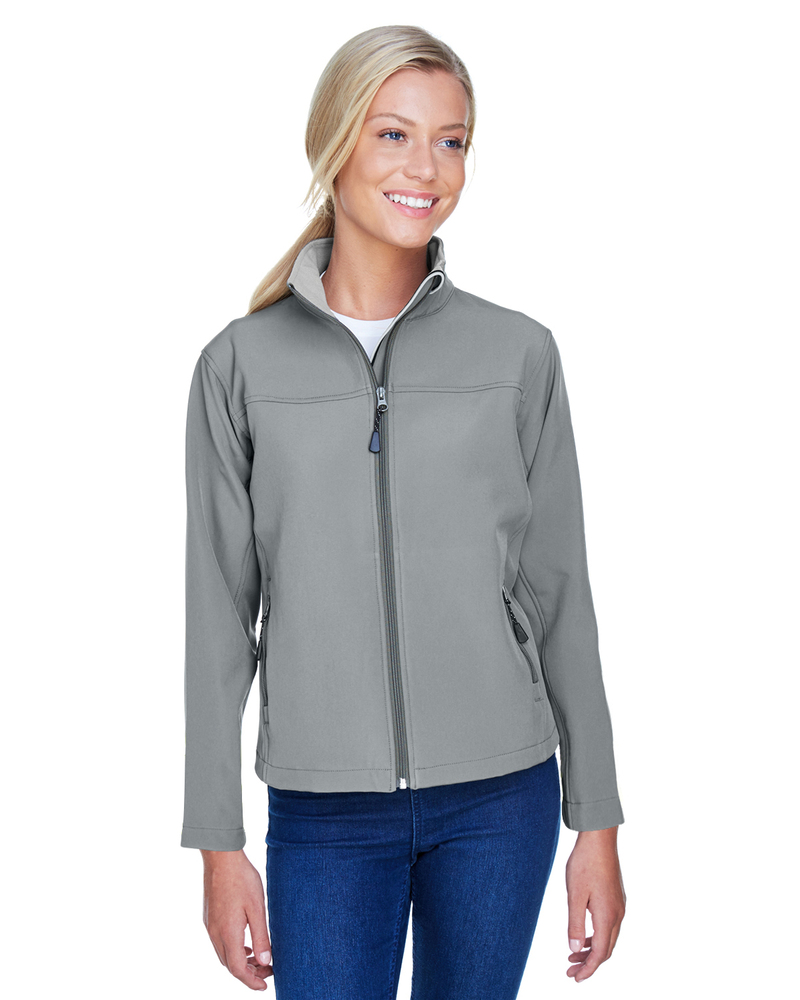 devon & jones d995w ladies' soft shell jacket Front Fullsize