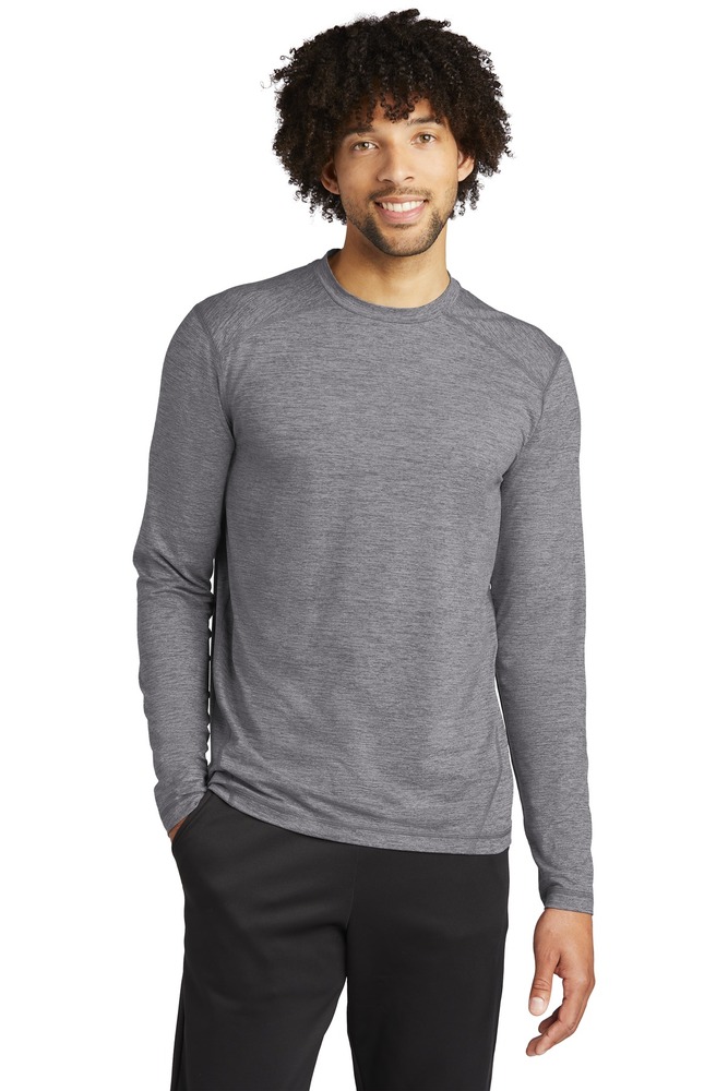 sport-tek st710 exchange 1.5 long sleeve crew Front Fullsize