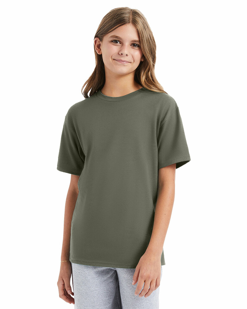 Hanes 498Y Youth Perfect-T T-Shirt Front Fullsize"