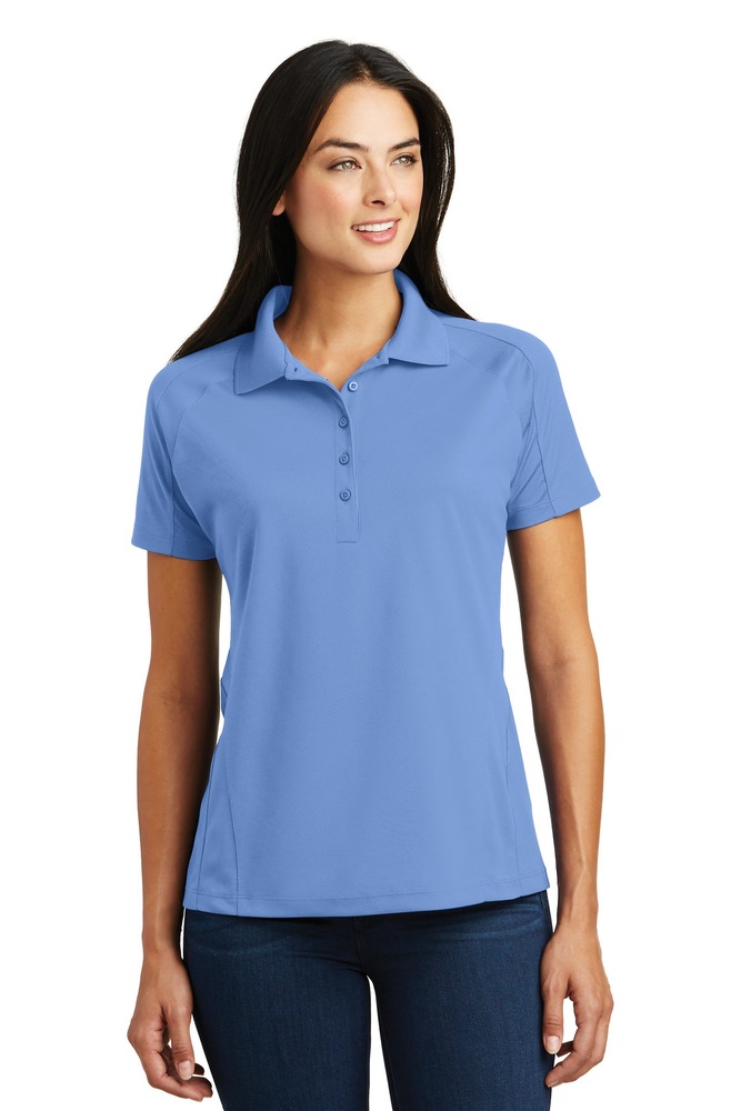Sport-Tek L474 Ladies Dri-Mesh ® Pro Polo Front Fullsize"