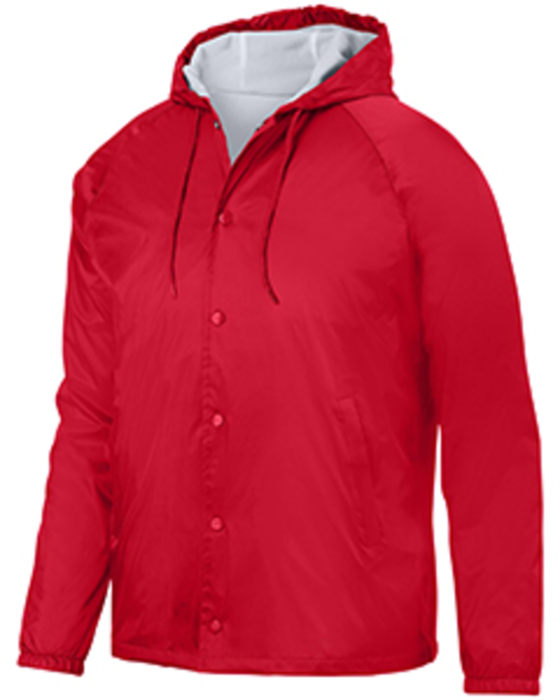 Augusta Sportswear AG3102 Hooded Coach's Jacket Front Fullsize"