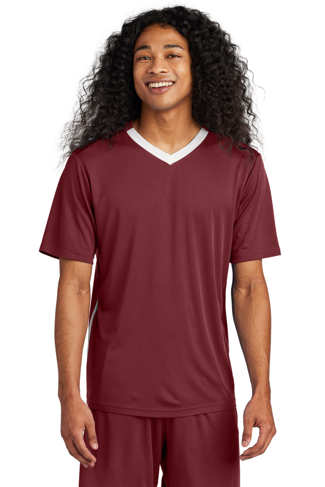 sport-tek st101 competitor ™ united v-neck Front Fullsize