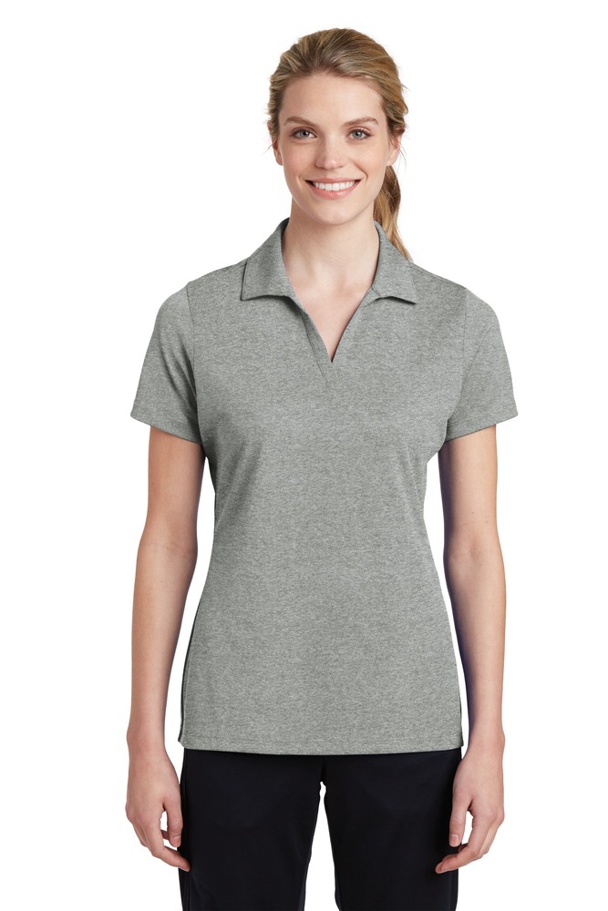 Sport-Tek LST640 Ladies PosiCharge ® RacerMesh ® Polo Front Fullsize"