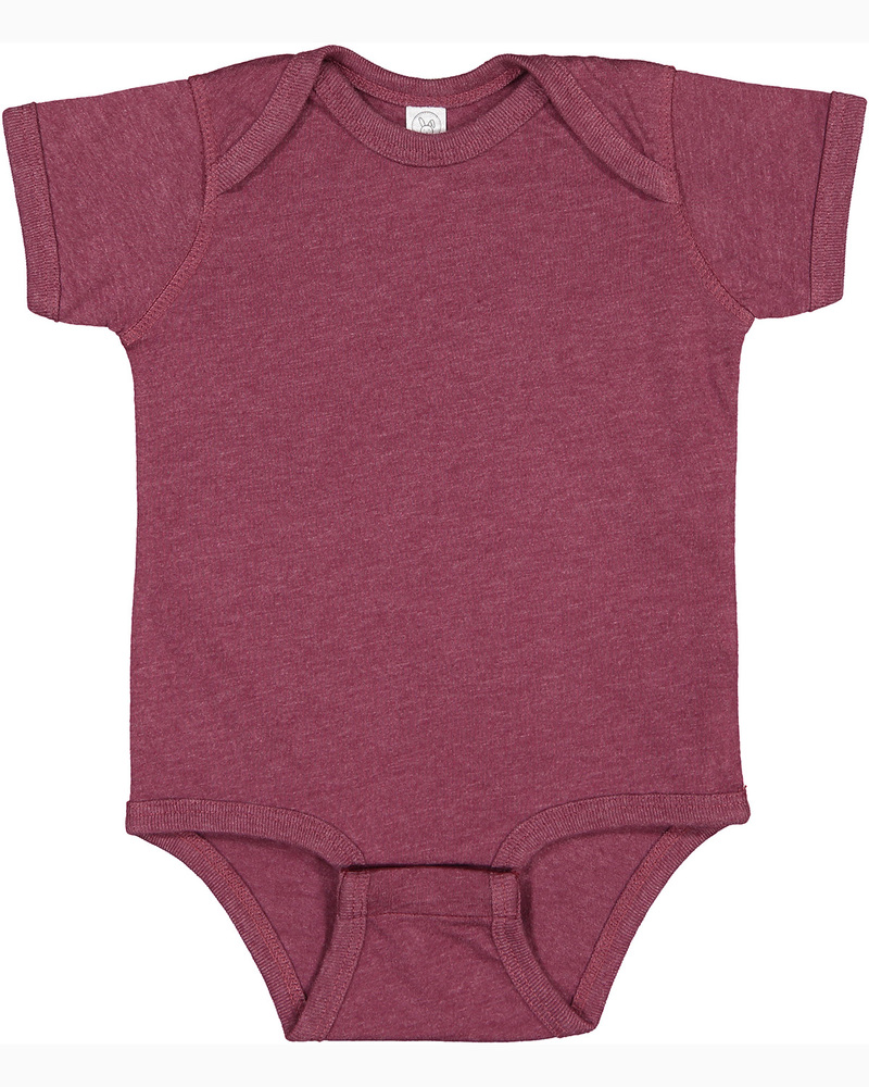 Rabbit Skins 4424 Infant Fine Jersey Bodysuit Front Fullsize"
