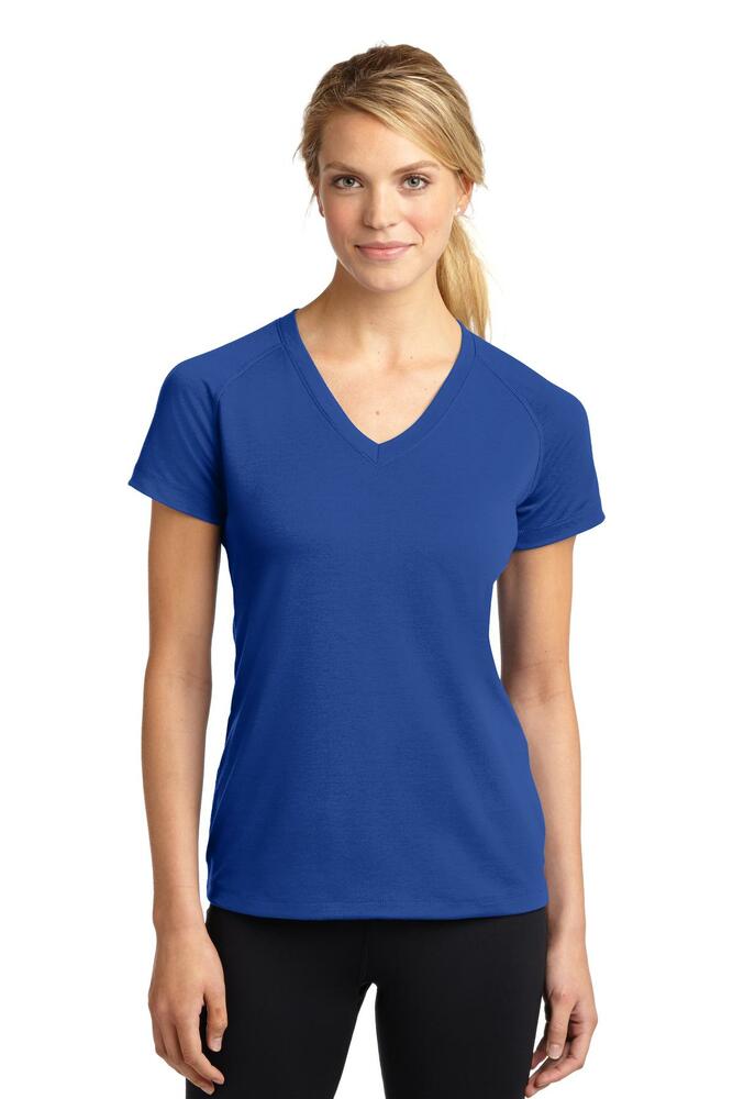 Sport-Tek LST700 Ladies Ultimate Performance V-Neck Front Fullsize"