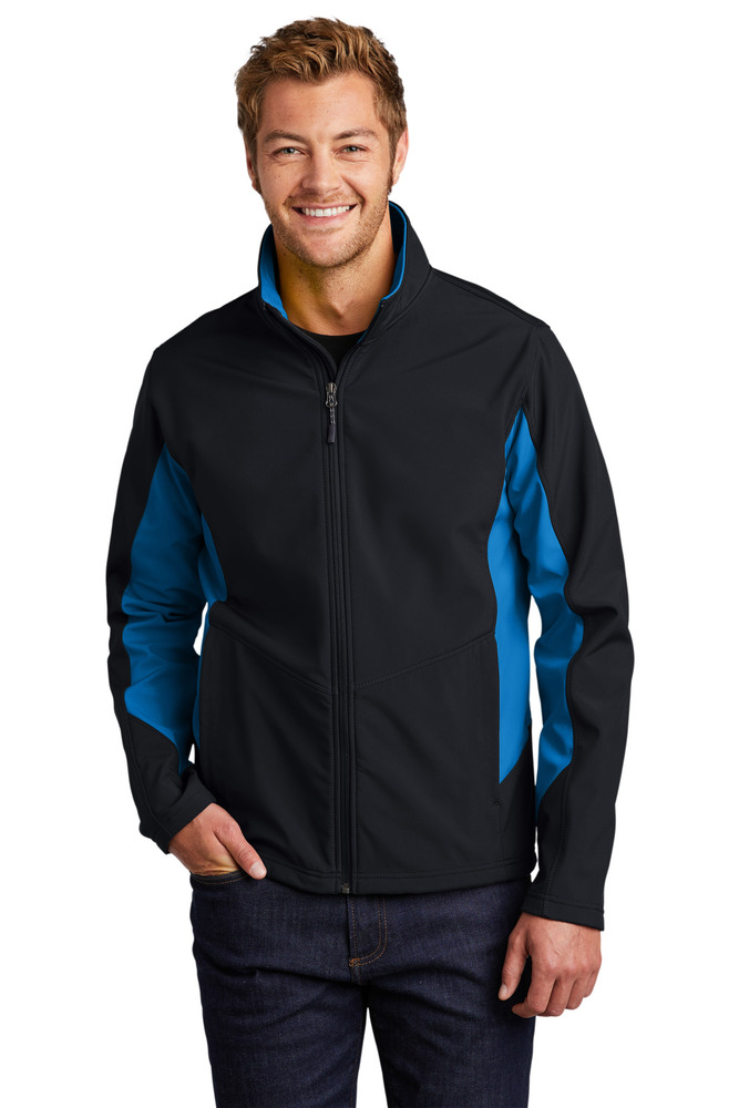 Port Authority J318 Core Colorblock Soft Shell Jacket Front Fullsize"
