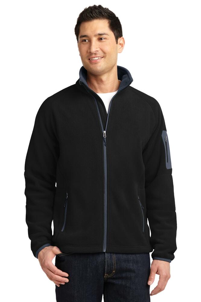 port authority f229 enhanced value fleece full-zip jacket Front Fullsize