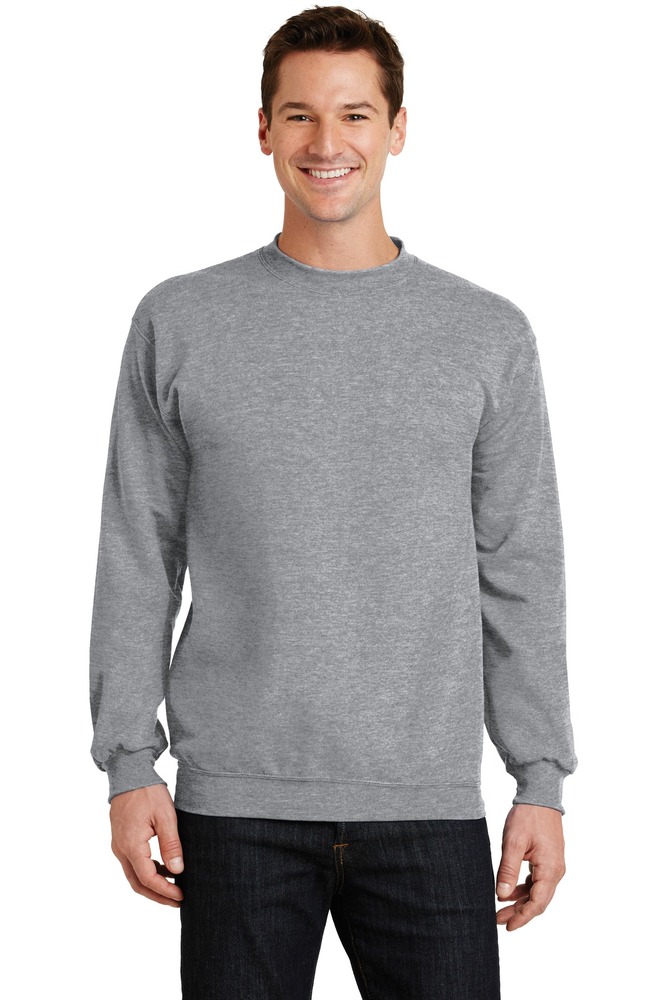 port & company pc78 core fleece crewneck sweatshirt Front Fullsize