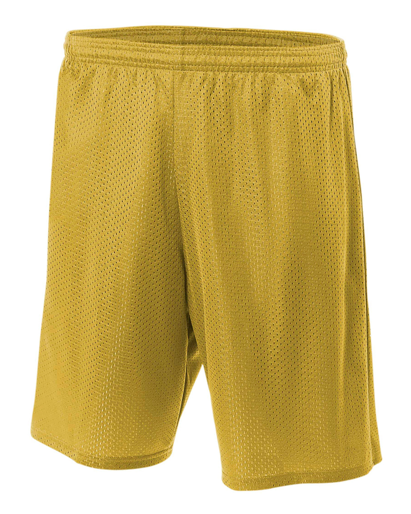 A4 N5296 Sprint Lined Tricot Mesh 9" Shorts Front Fullsize"