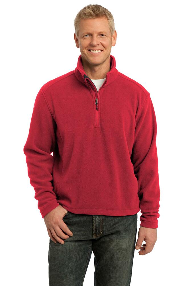 Port Authority TLF218 Tall Value Fleece 1/4-Zip Pullover Front Fullsize"