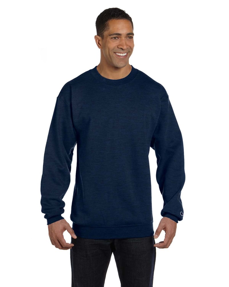 Champion S600 Adult Powerblend® Crewneck Sweatshirt Front Fullsize"