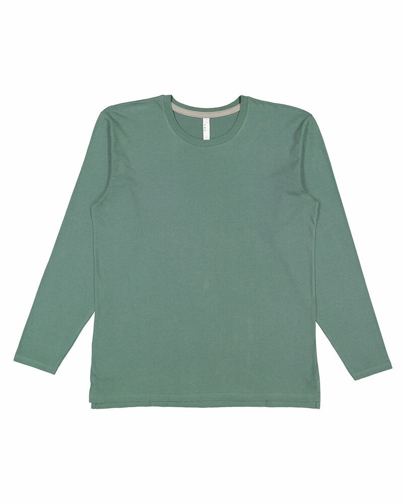 lat 6918 men's fine jersey long-sleeve Front Fullsize