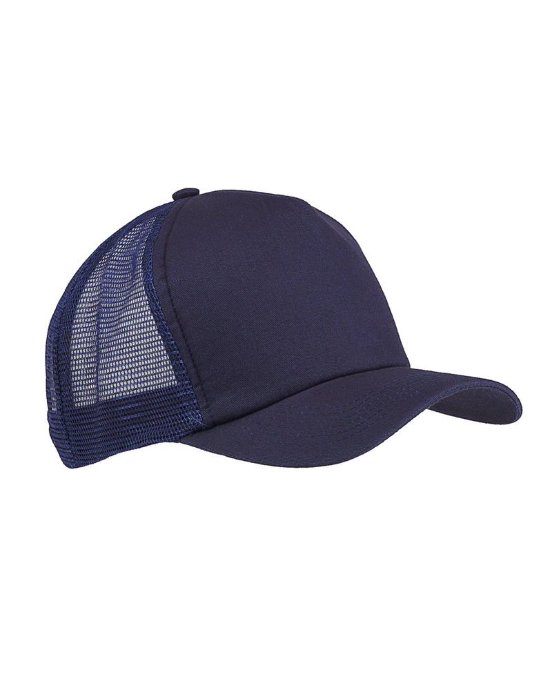 Big Accessories BX010 5-Panel Twill Trucker Cap Front Fullsize"