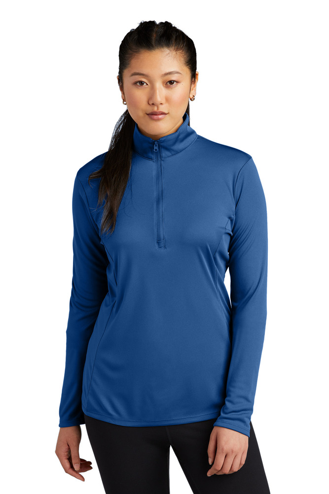 sport-tek lst357 women's posicharge ® competitor ™ 1/4-zip pullover Front Fullsize