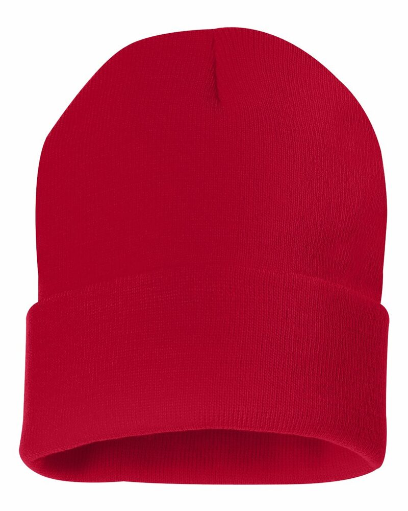 Sportsman SP12T 12" Solid Cuffed Beanie Front Fullsize"