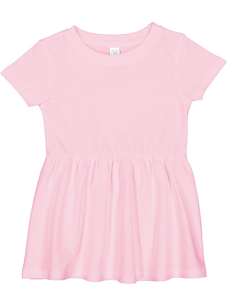Rabbit Skins RS5330 Infant Fine Jersey Dress Front Fullsize"