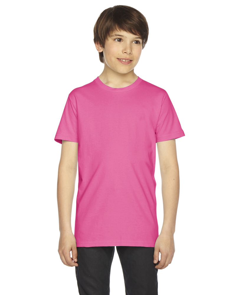 american apparel 2201w youth fine jersey short-sleeve t-shirt Front Fullsize