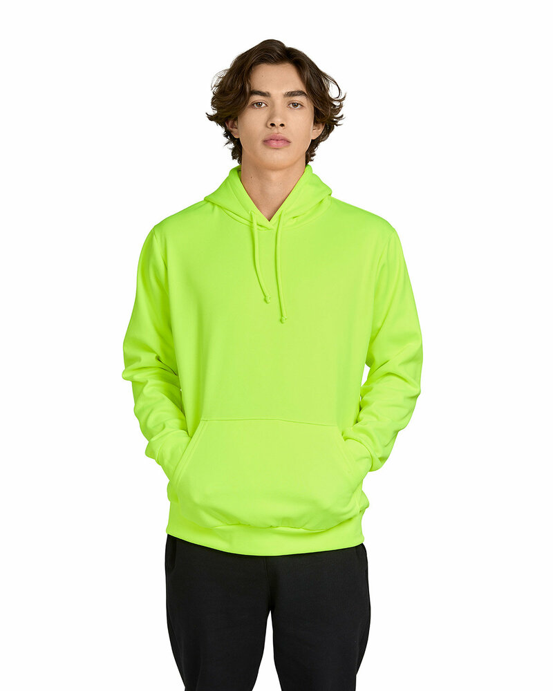 us blanks us5412 unisex made in usa neon pullover hooded sweatshirt Front Fullsize