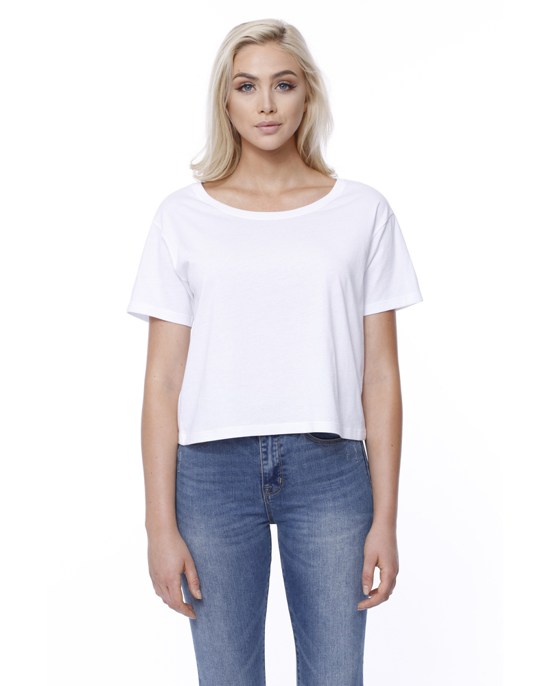startee st1161 ladies' cotton boxy t-shirt Front Fullsize