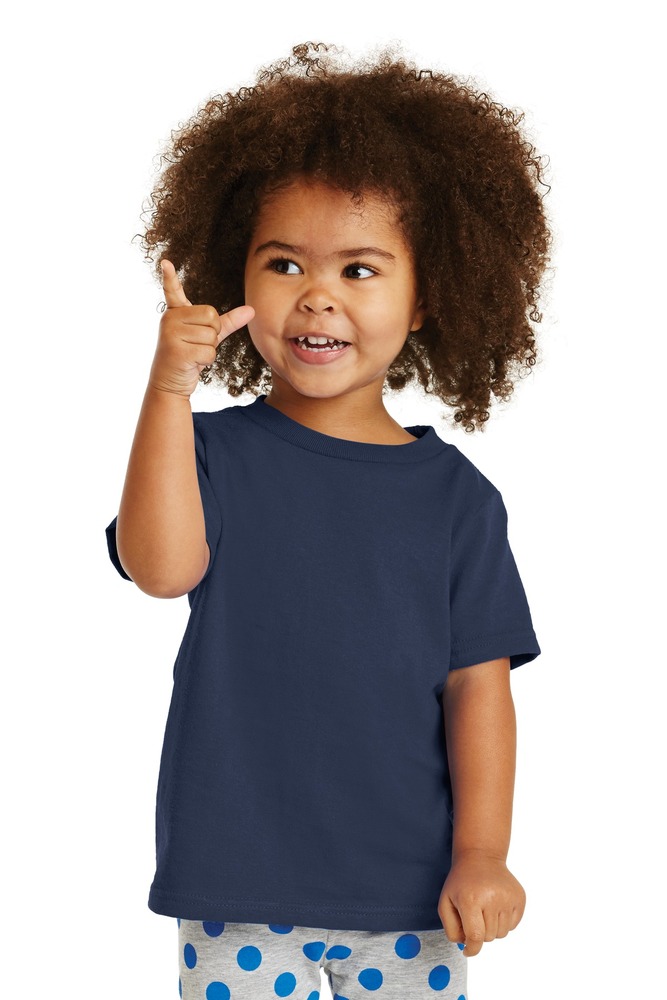 Port & Company CAR54T Toddler Core Cotton Tee Front Fullsize"