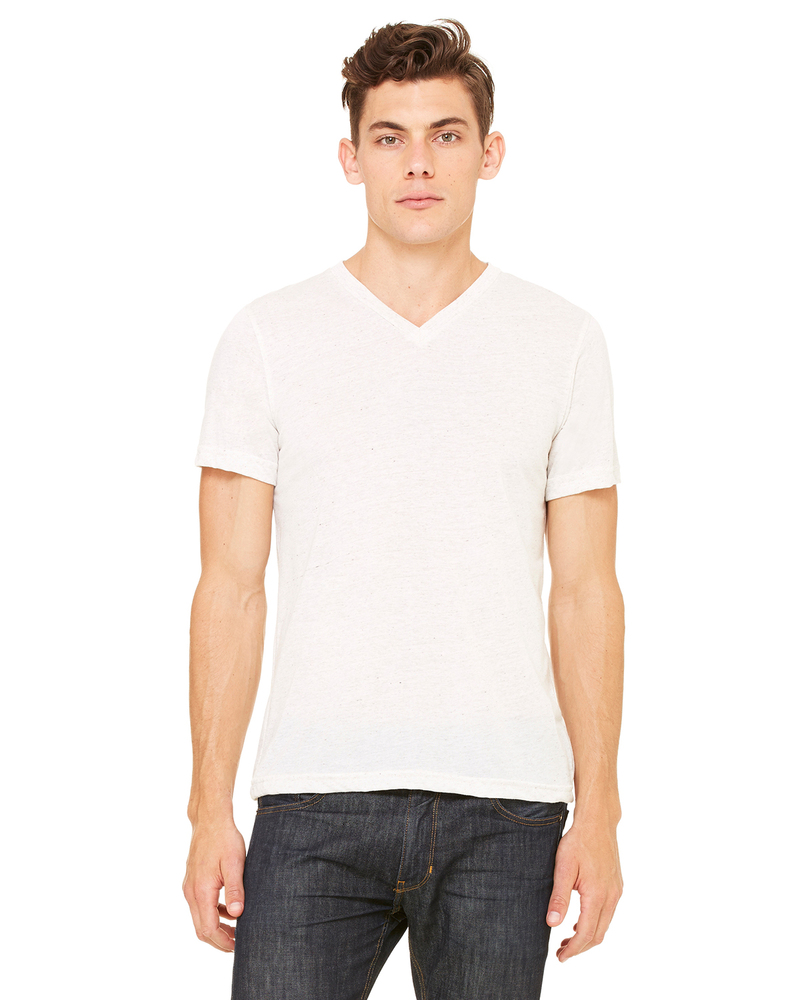 bella + canvas 3415c unisex triblend short sleeve v-neck te Front Fullsize