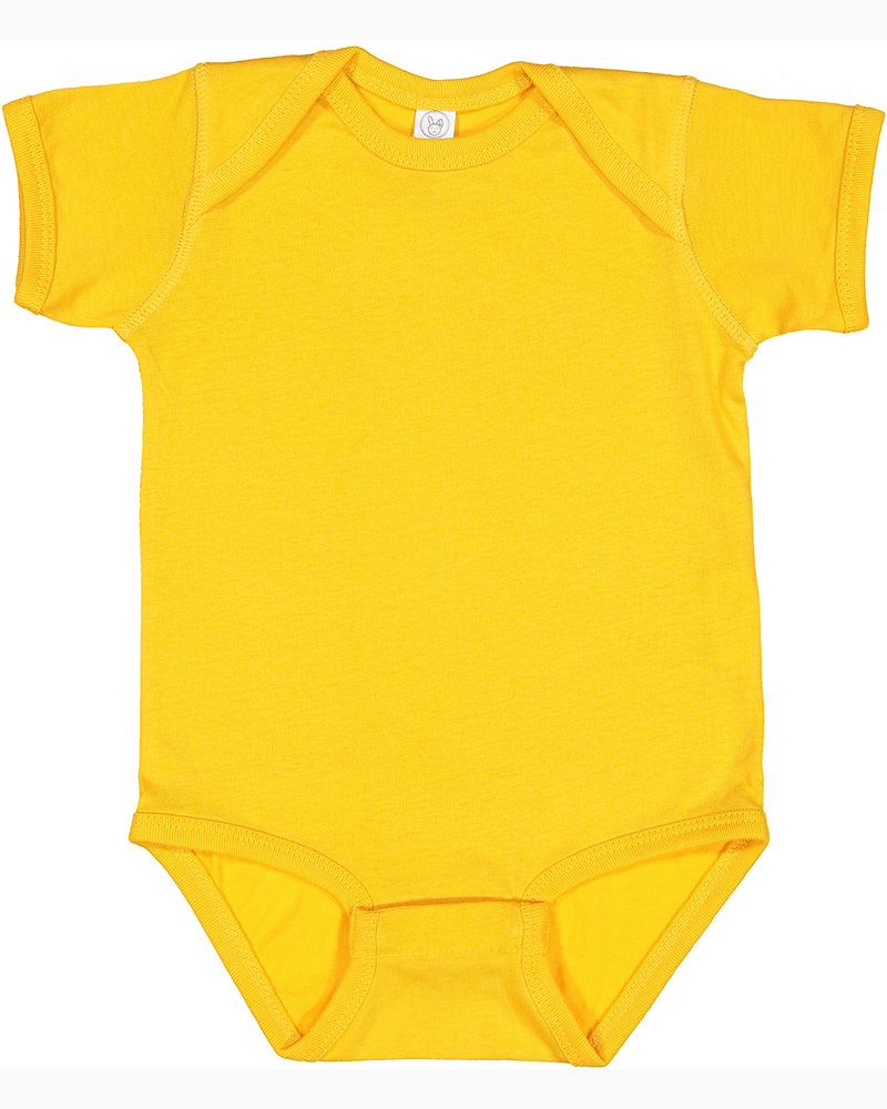Rabbit Skins 4424 Infant Fine Jersey Bodysuit Front Fullsize"