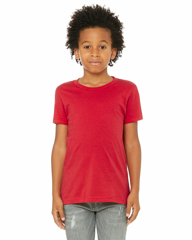 Bella + Canvas 3001Y Youth Jersey T-Shirt Front Fullsize"