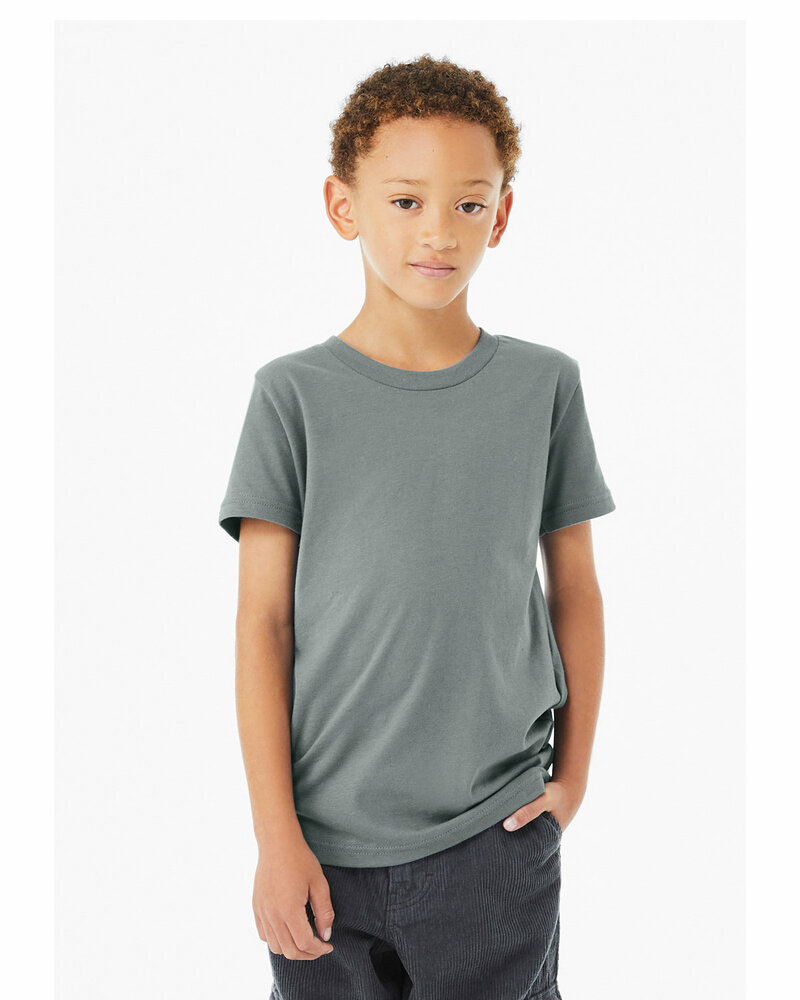Bella + Canvas 3001Y Youth Jersey T-Shirt Front Fullsize"