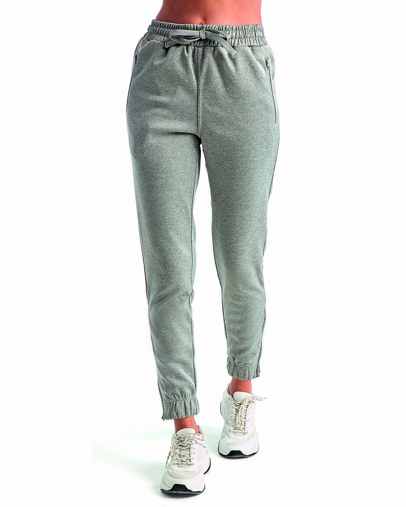 tridri td499 ladies' spun-dye jogger Front Fullsize