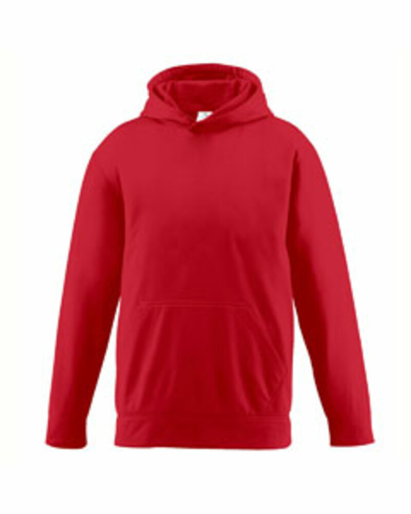 Augusta Sportswear 5506 Youth Wicking  Fleece Hoodie Front Fullsize"