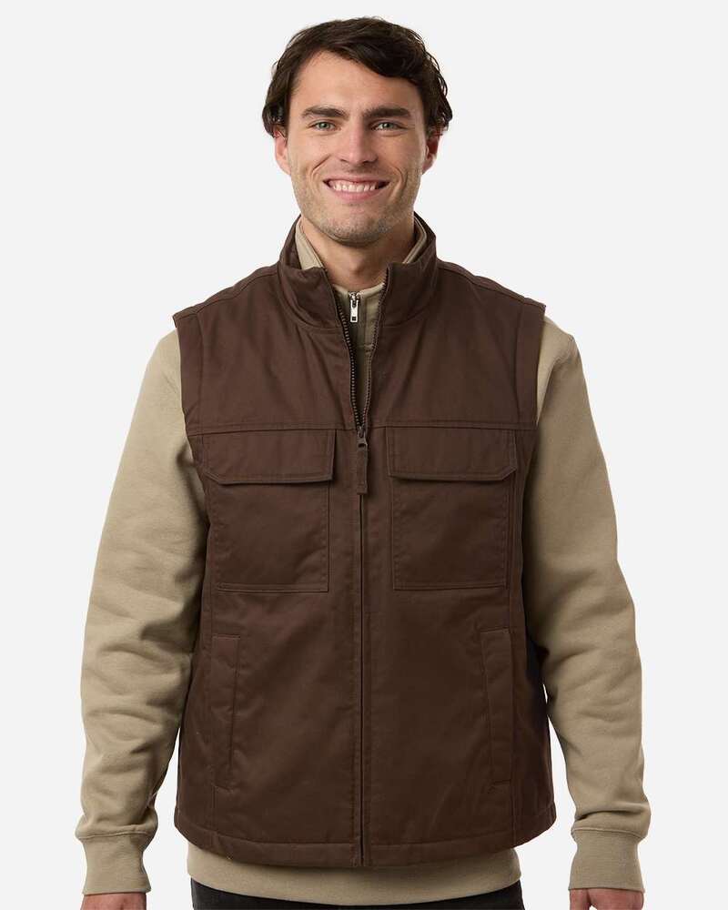 Harriton M723 ClimaBloc® Station Vest Front Fullsize"