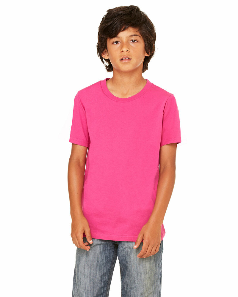 Bella + Canvas 3001Y Youth Jersey T-Shirt Front Fullsize"