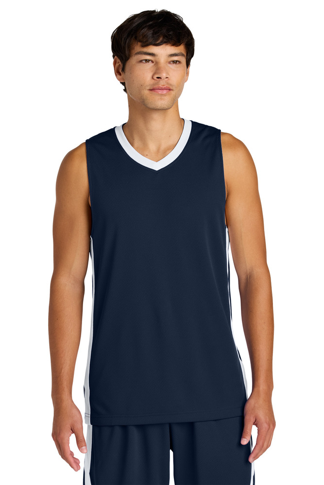 Sport-Tek ST900 Rival Basketball Rev Jersey Front Fullsize"