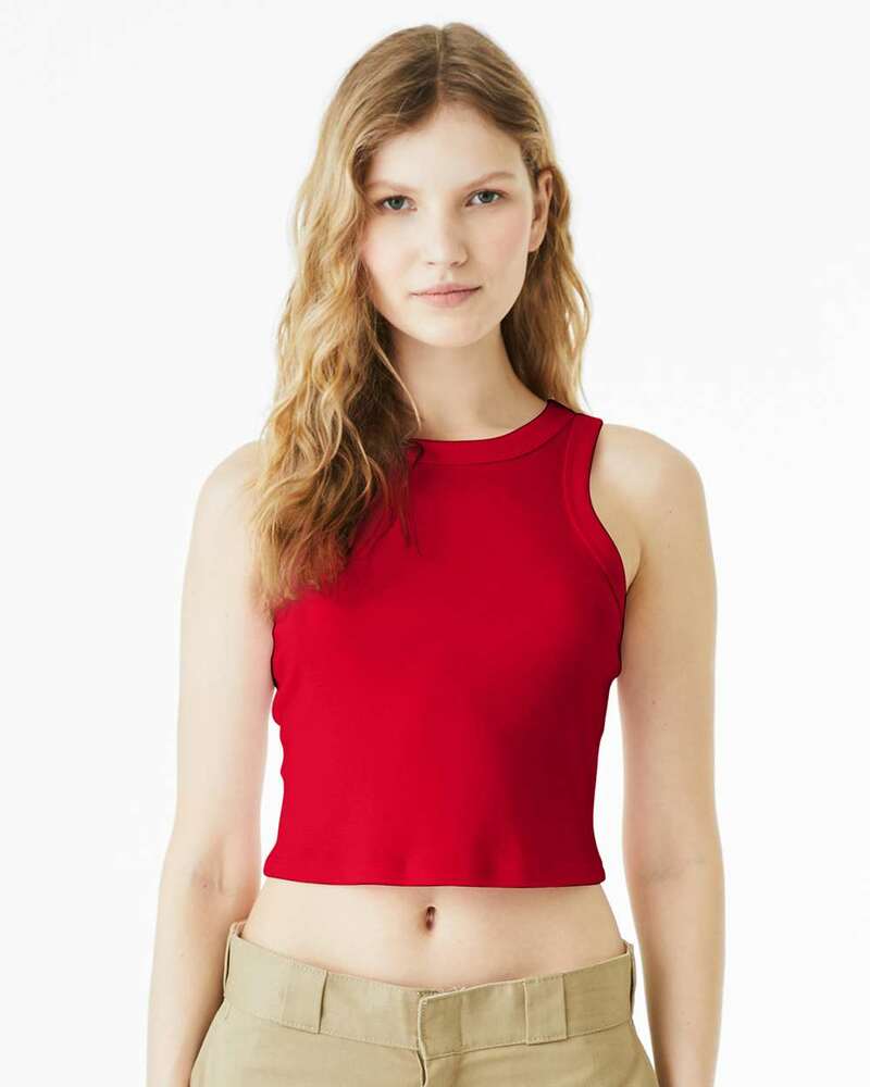 Bella + Canvas 1019 Ladies' Micro Ribbed Racerback Tank Front Fullsize"