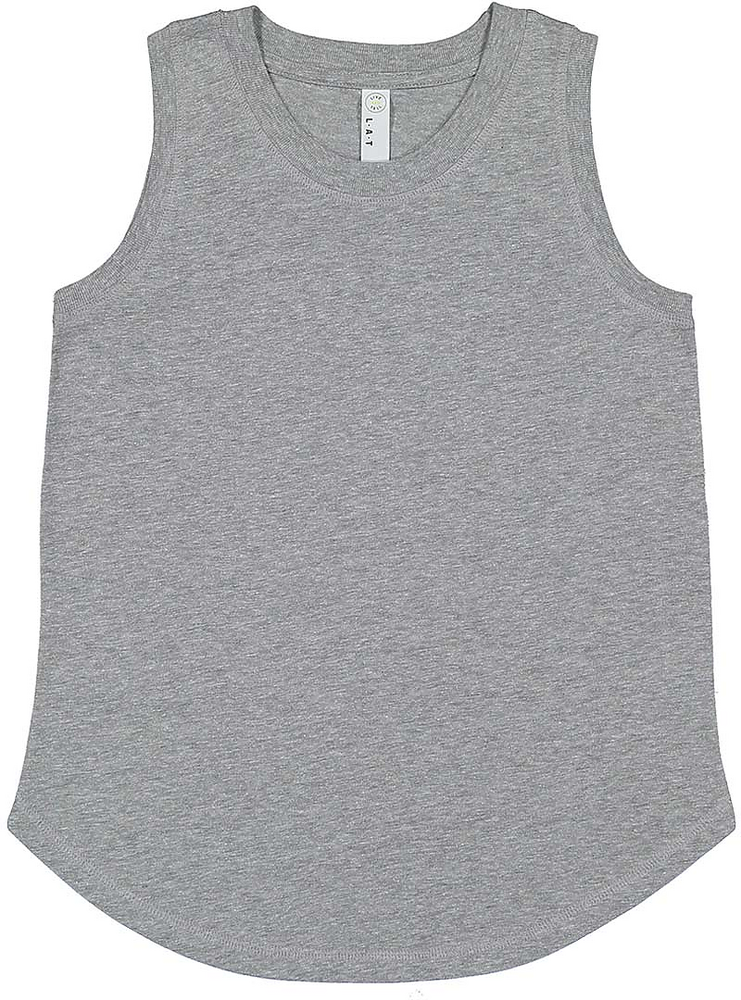 LAT 2692 Youth Girls Jersey Tank Top Front Fullsize"