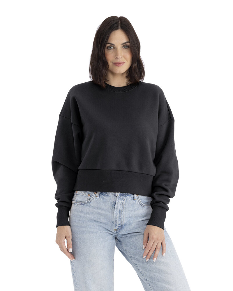 next level 9087 ladies' heavyweight sweatshirt Front Fullsize