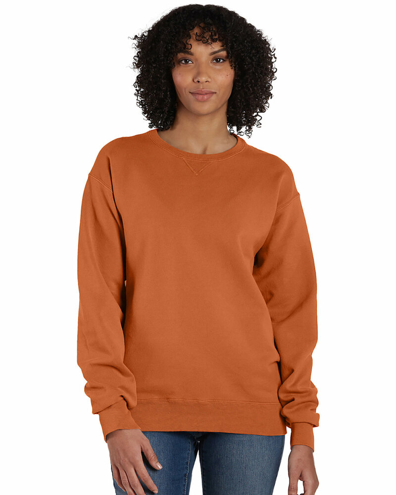 ComfortWash by Hanes GDH400 Unisex Crew Sweatshirt Front Fullsize"