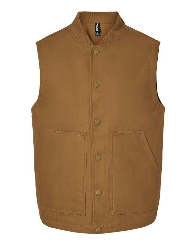 independent trading co. exp560v insulated canvas workwear vest Front Fullsize