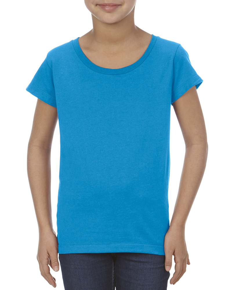alstyle al3362 girls' 4.3 oz., ringspun cotton t-shirt Front Fullsize