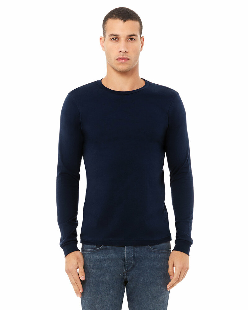 bella + canvas 3501 unisex jersey long-sleeve t-shirt Front Fullsize