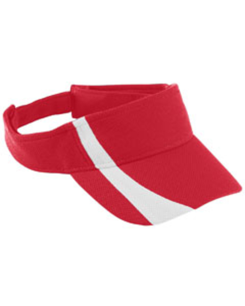 augusta sportswear 6260 adjustable wicking mesh two-color visor Front Fullsize