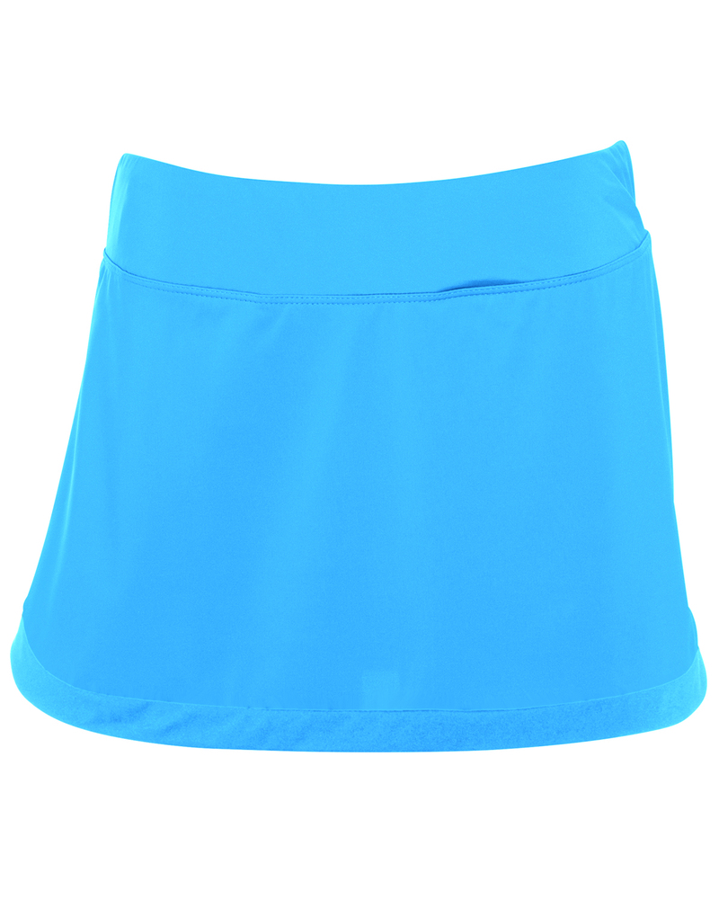 Augusta Sportswear AG2411 Girls Action Color Block Skort Front Fullsize"