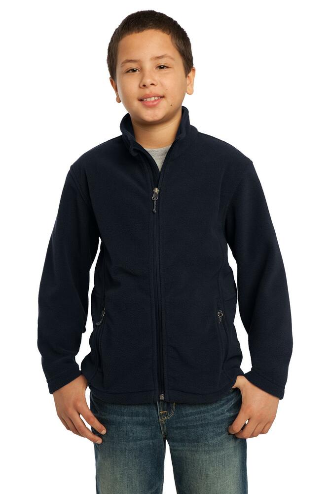 port authority y217 youth value fleece jacket Front Fullsize