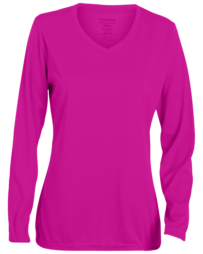 Augusta Sportswear 1788 Ladies NexGen Wicking Long Sleeve Tee Front Fullsize"